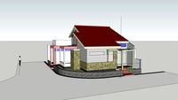 Facade Rumah Tinggal BSD V1 #rumahSKETCH
