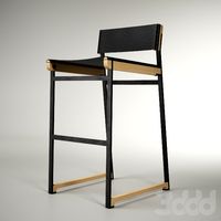 Catenary bar stool