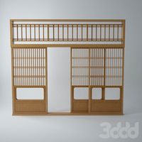 Japanese Shoji Door style 01