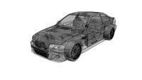 BMW M3 E46 de Cristal Transparentre