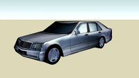 Photo textured mercades-benz S600