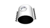 Pipe Clip Bossed Threaded Outlet Underpressure Tee