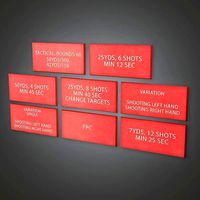 FGR - Firing Range Wall Signs - PBR Game Ready