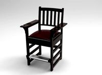 Spectator chair with complete Drawing and Measurements