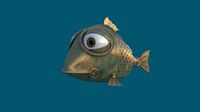 Mechanical Steampunk Fish 3D Model