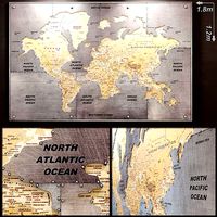 World map Metal