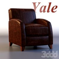 Yale Leather Accent Chair