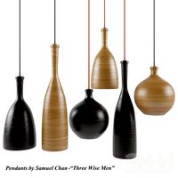 Pendant Lamp "Three Wise Men" by Samuel Chan