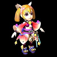 Game character character - bell light rain