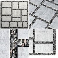 Tile square pebble n8 low