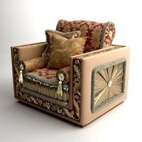 Elegant Bolster Pillow3d model