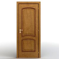 Wooden door 43d model