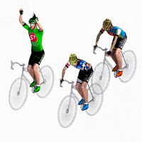 Racing Cyclists Rigged Set3d model
