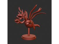 Pokemon Deino Zweilous Hydreigon 3D model 3D printable