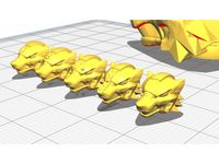 Space Wolf Marine Miniature Head by YamokoYagami