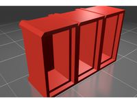 Kingbright x3 Light bars [7.5x14mm] style R2-D2 by James_R5D4