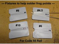 N Scale Fixture to Solder Code 55 Frogs.... by Sumner