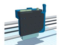 Prusa-Wanhao-Mendel X Gantry for Wham Bam Mutant by mediaman