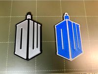 Doctor Who Keychain by nerdyviews