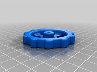 Z-Axis Manual Adjustment Knob (for Ender 3 V2) by donotos 3d model