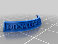 32 mm Name Plate - Donatos Aphael by mlechniy