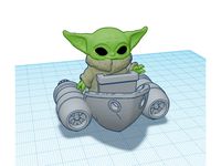 #3DBenchy Crest Grogu by -Ei9ht-