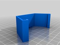 Monoprice Mini Delta Side Clip for Modular Mounting System by andrew620