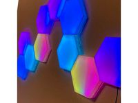 Hexoleaf (Nanoleaf) with WS2812B LED Strips by AndrewAggenstein