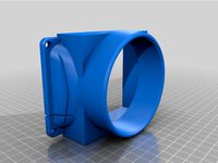 Rear Vent with fan for anycubic photon by komandirbarsuk