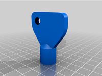 Portuguese electrical and water cabinet key Vertsion 2 by JPMMS