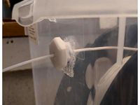 Filament Feeder/Hole/Pipe For Dry Box by t3ran13
