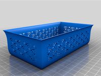 Wide orchid planter with separate feet by Okapur