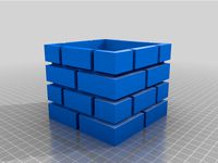 Super Mario Bros Brick Container by Dayjo