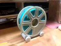 Filament Roller No Need Screw; No need Glue by teomangonen