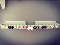 floating earring holder with stud holder and broader backing by tocatech