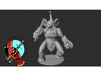 Loxodon Barbarian with Axe by J_Cardinal