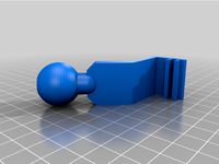 For Snapmaker 2 Enclosure: Webcam Mount BASE (remix)  for TeachingTech's flexible camera mount by DougJoseph