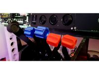 Baron B58 Throttle gear lever and Knobs by Zenon