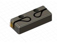 X-carriage belt attachment for BLV mgn12 3D Printer (thin 1.3mm belt) by ostapoff