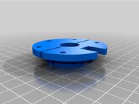 ROSTOCK 3D printer - ESD V6 hotend adaptor by poke991