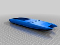 Rc boat hull and trailer by Jojotheebe0