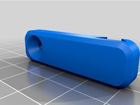 Small Latch for Cornhole Board Storage Compartment by j858