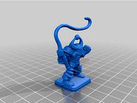 heroquest chaoswarrior with whip by texjason