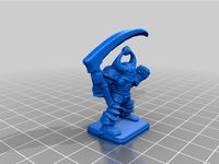 heroquest chaoswarrior with scythe by texjason