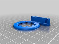 Ender-3 Fan Duct Ring in two parts by Torentje