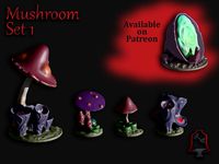 OpenFoliage Mushroom Set 1 by BellForged