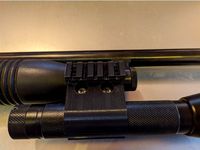 Maverick 88 flashlight mount with picatinny rails by akalomen76