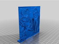 Elvis Lithophane With Rose by MoreBlue4U2
