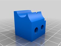 ZMorph VX Single Extruder Middle Filament Guide Mod for Flexible Filament by CompositesGuy