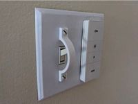 Small Light Switch Plate + Philips Hue Remote by 3Dwici